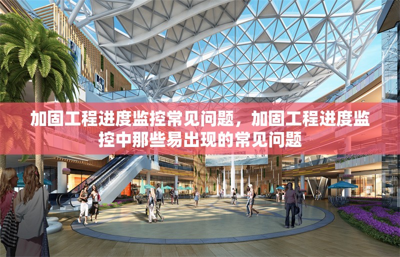 加固工程進度監(jiān)控常見問題，加固工程進度監(jiān)控中那些易出現(xiàn)的常見問題 行業(yè)新聞 第1張
