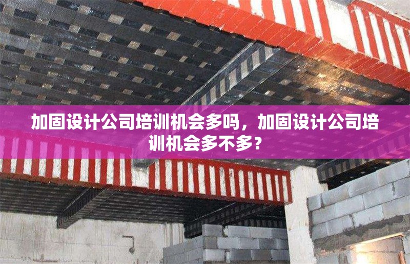 加固設(shè)計(jì)公司培訓(xùn)機(jī)會多嗎，加固設(shè)計(jì)公司培訓(xùn)機(jī)會多不多？ 行業(yè)新聞 第1張