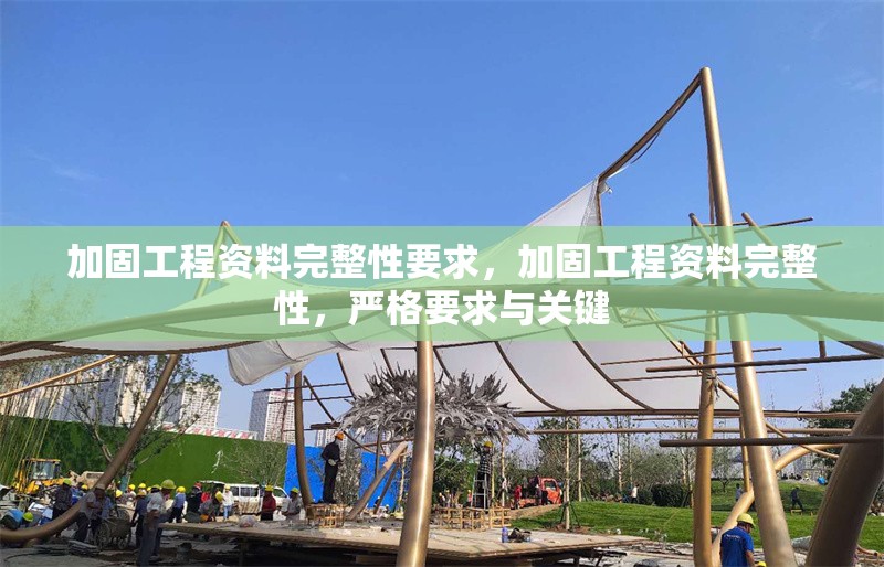 加固工程資料完整性要求，加固工程資料完整性，嚴(yán)格要求與關(guān)鍵