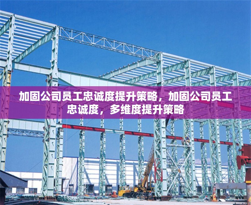 加固公司員工忠誠度提升策略，加固公司員工忠誠度，多維度提升策略