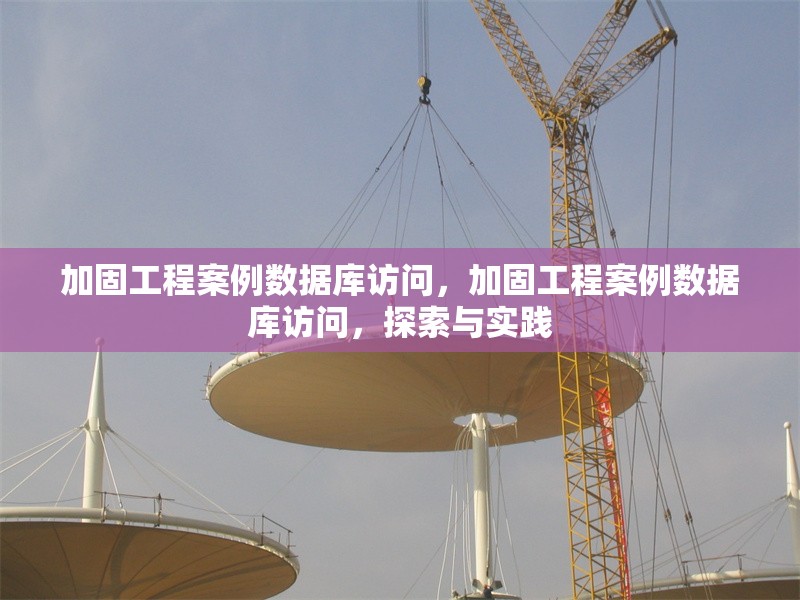 加固工程案例數(shù)據(jù)庫訪問，加固工程案例數(shù)據(jù)庫訪問，探索與實(shí)踐 行業(yè)新聞 第1張