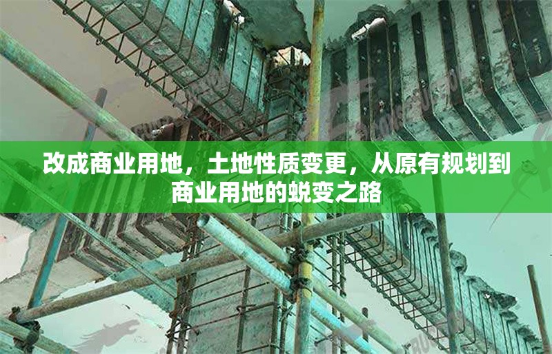 改成商業(yè)用地，土地性質(zhì)變更，從原有規(guī)劃到商業(yè)用地的蛻變之路 行業(yè)新聞 第1張