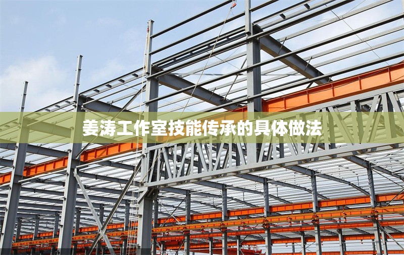 姜濤工作室技能傳承的具體做法