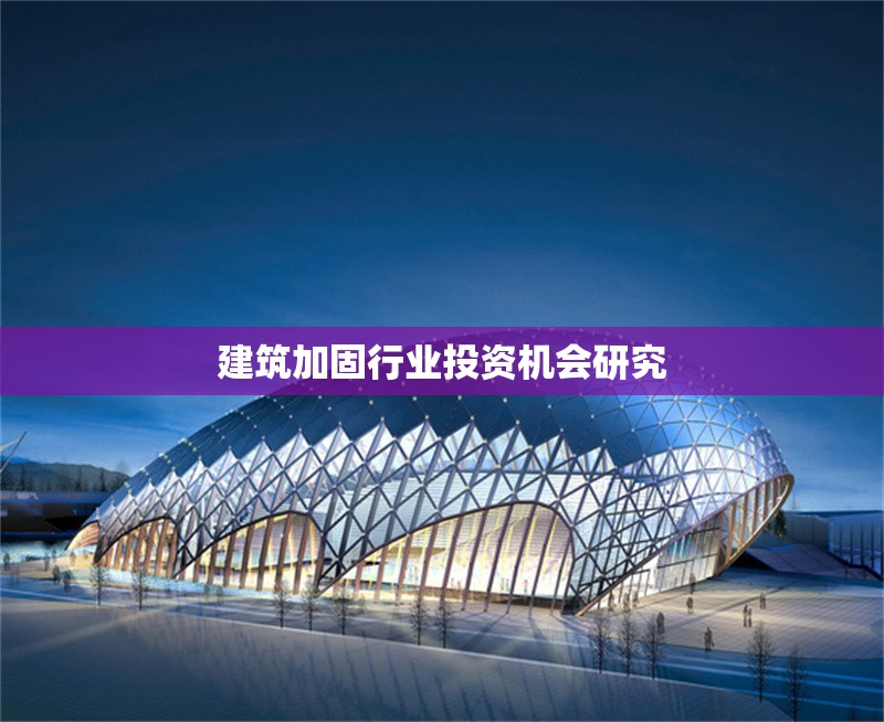 建筑加固行業(yè)投資機會研究 行業(yè)新聞 第1張