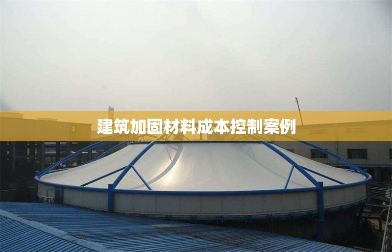 建筑加固材料成本控制案例 行業(yè)新聞 第1張 建筑加固材料成本控制案例 行業(yè)新聞 第1張