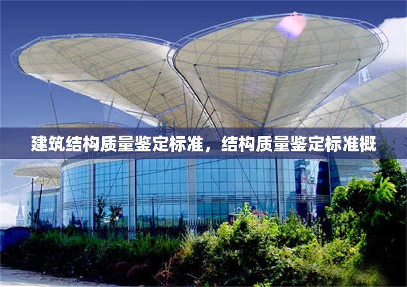 建筑結(jié)構(gòu)質(zhì)量鑒定標(biāo)準(zhǔn)，結(jié)構(gòu)質(zhì)量鑒定標(biāo)準(zhǔn)概