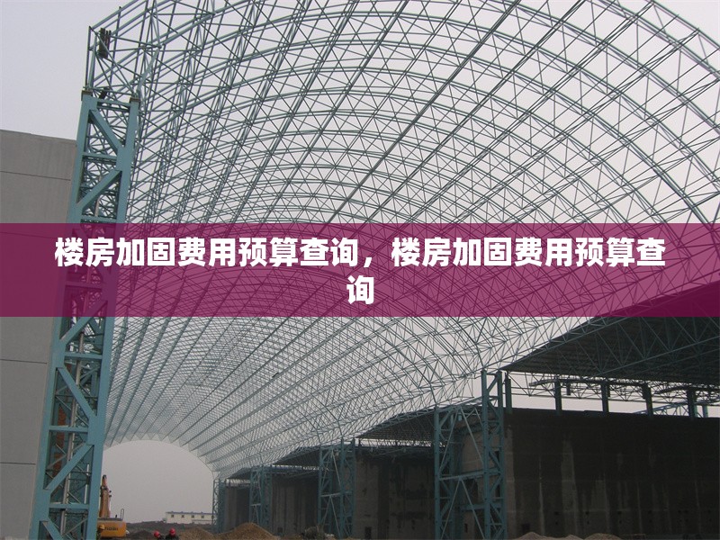樓房加固費(fèi)用預(yù)算查詢，樓房加固費(fèi)用預(yù)算查詢