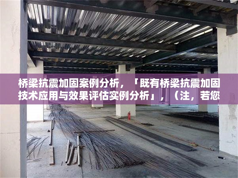 橋梁抗震加固案例分析，「既有橋梁抗震加固技術(shù)應(yīng)用與效果評(píng)估實(shí)例分析」，（注，若您有具體案例方向或偏好，可補(bǔ)充關(guān)鍵詞如某類型橋梁/某地區(qū)/某工藝等，我可進(jìn)一步調(diào)整標(biāo)題精準(zhǔn)度。）