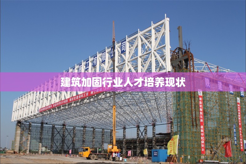 建筑加固行業(yè)人才培養(yǎng)現(xiàn)狀