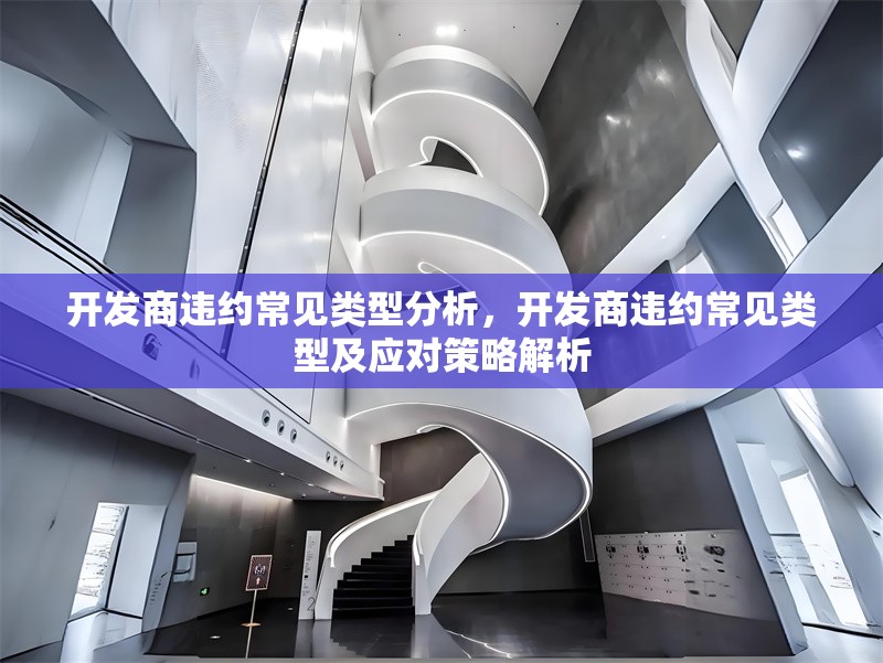 開發(fā)商違約常見類型分析，開發(fā)商違約常見類型及應(yīng)對策略解析