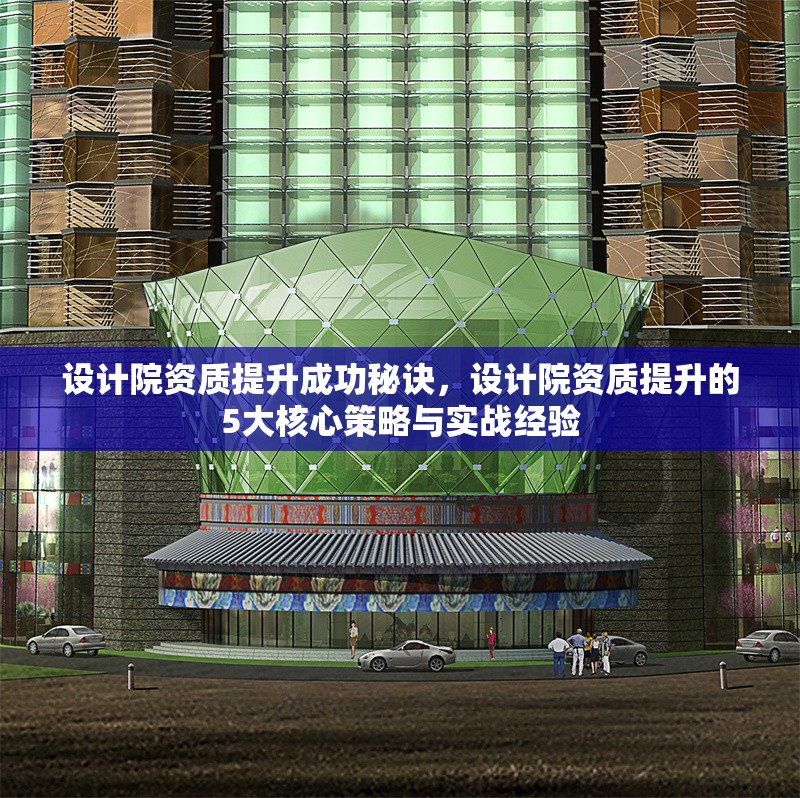 設(shè)計院資質(zhì)提升成功秘訣，設(shè)計院資質(zhì)提升的5大核心策略與實戰(zhàn)經(jīng)驗