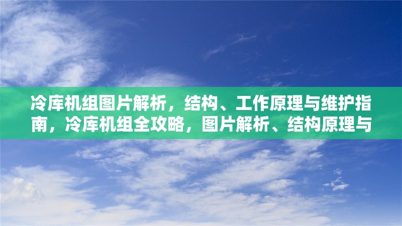 冷庫(kù)機(jī)組圖片解析，結(jié)構(gòu)、工作原理與維護(hù)指南，冷庫(kù)機(jī)組全攻略，圖片解析、結(jié)構(gòu)原理與維護(hù)要點(diǎn)詳解 行業(yè)新聞