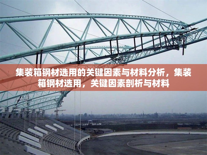 集裝箱鋼材選用的關(guān)鍵因素與材料分析，集裝箱鋼材選用，關(guān)鍵因素剖析與材料