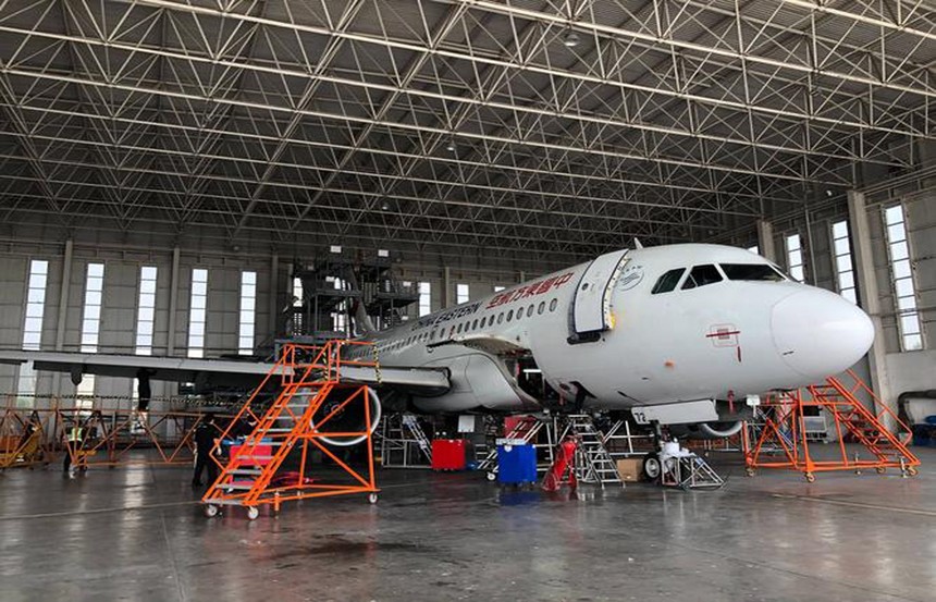 飛機(jī)維修廠房網(wǎng)架屋面 鋼網(wǎng)架設(shè)計(jì)案例 飛機(jī)維修廠房網(wǎng)架屋面 鋼網(wǎng)架設(shè)計(jì)案例