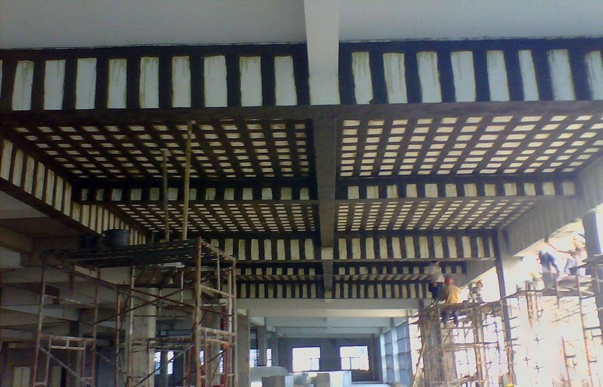 梁板結(jié)構(gòu)加固施工案例