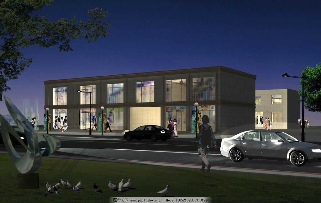 二層商業(yè)建筑效果圖大全，二層商業(yè)建筑效果圖 行業(yè)新聞 第5張