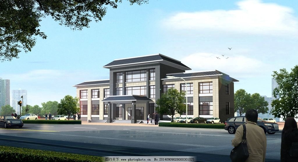 二層商業(yè)建筑效果圖片，層商業(yè)建筑效果圖展示 行業(yè)新聞 第2張