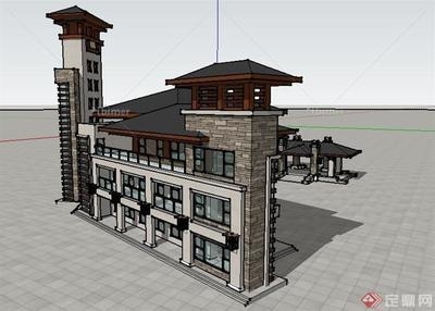 二層商業(yè)建筑效果圖片，層商業(yè)建筑效果圖展示 行業(yè)新聞 第5張